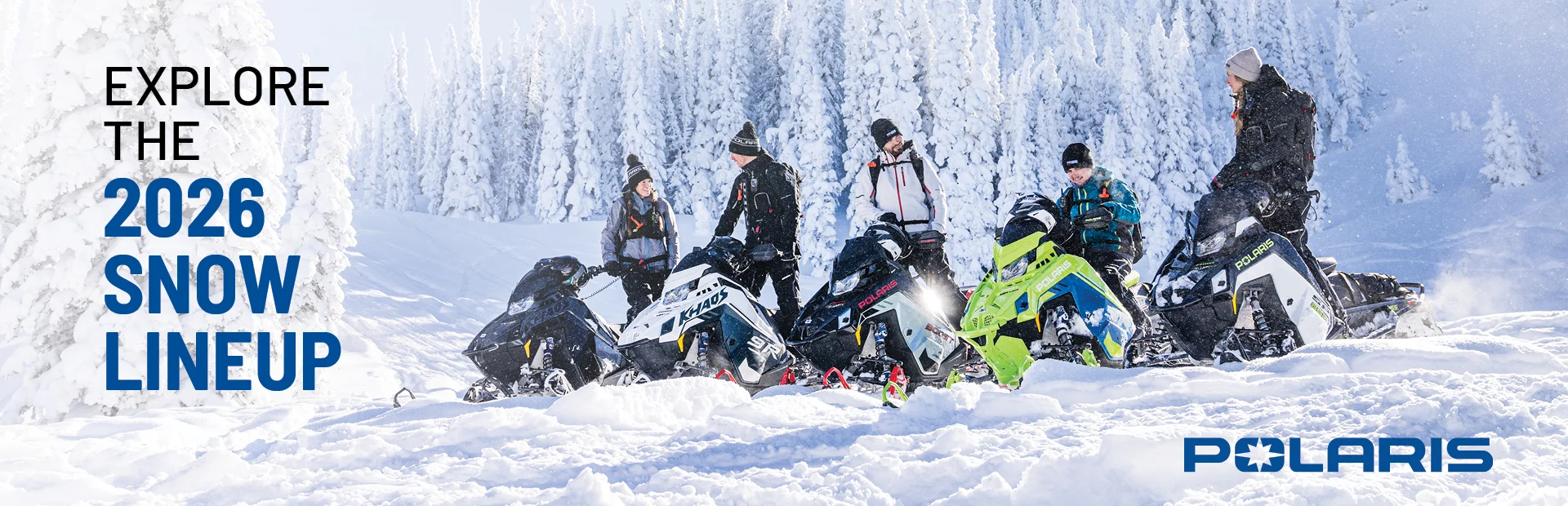 Explore the 2026 Polaris Snowmobile Lineup